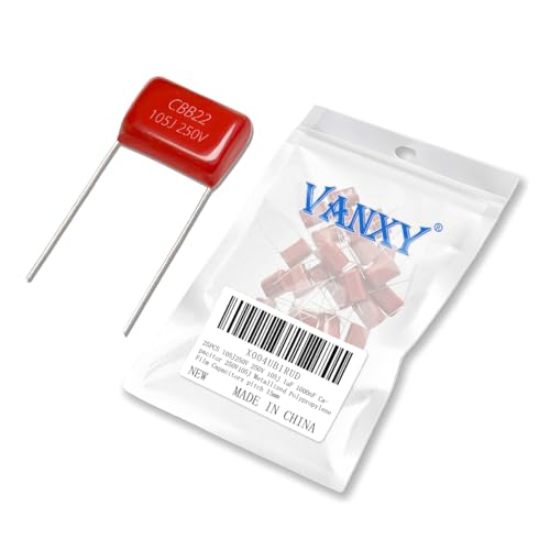 Condensateur 105J250V résistant pour réparer une carte électronique en panne pas 15mm 1uF