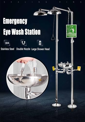 Douche lave-yeux de sécurité pour laboratoire et école