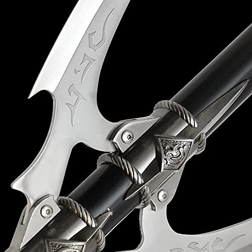 image for United Cutlery KIT RAE Allaxdrow Spear - Stainless Steel Blades, Black