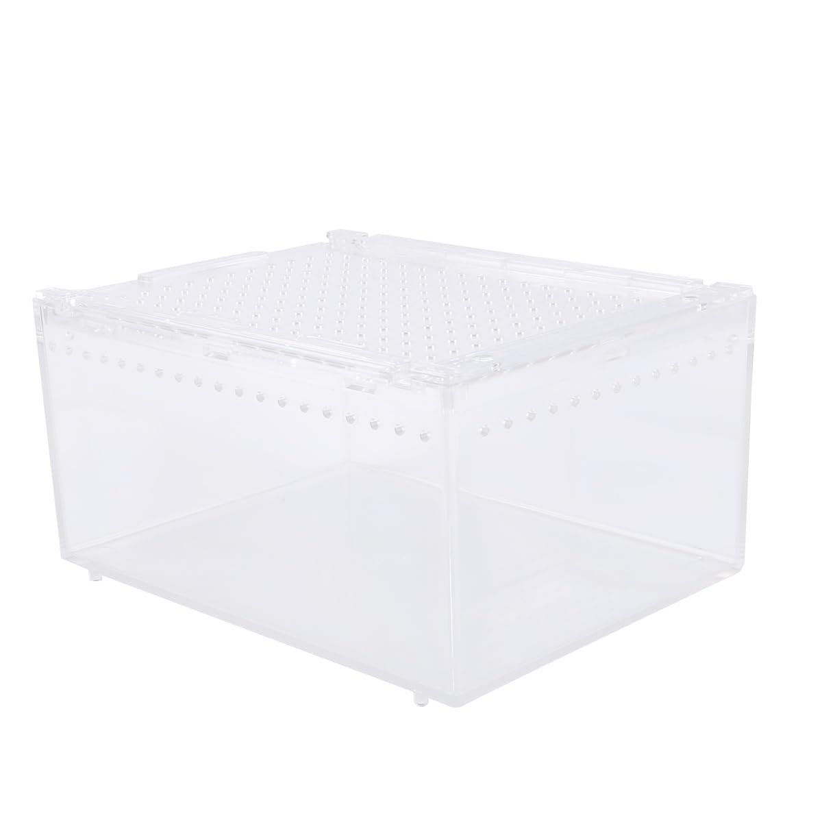 Enwye Reptile Terrarium,Reptile Breeding Box, Magnetic Acrylic Enclosure,for Snails Geckos, Mantises, Lizards, Spider, Vivarium - Image 2