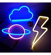 Luci Neon LED NELUX Per Camera Gaming - Insegna Luminosa Con Dimmer USB, 41x26.5cm - Foto 2