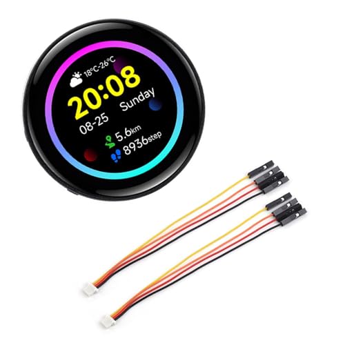 Placa RP2350 microcontrolador ARM RISC-V con pantalla AMOLED de 1.43 pulgadas USB SPI I2C