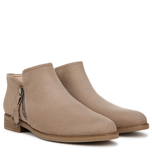 Dr. Scholl's Shoes Women's Astir Booties Ankle Boot, Woodsmoke Brown Fabric, 8 - image 7