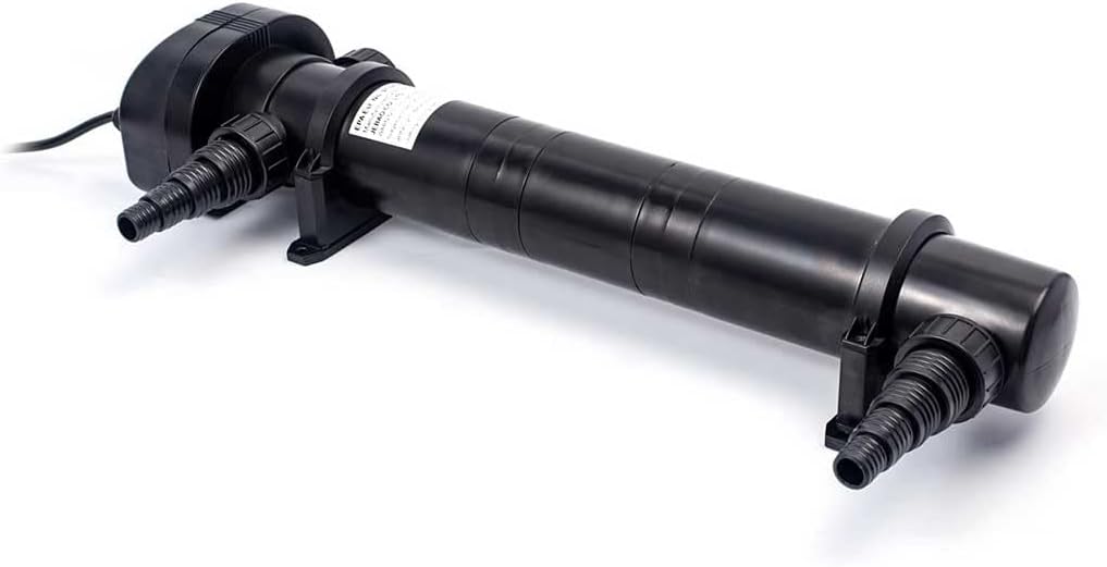 Jecod EverGrow 55W Non-Submersible UV Ultraviolet Light Clarifier Lamp Filter for Aquarium Koi Pond Fish Tank