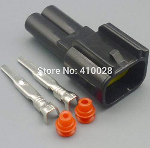 5/30/100set 2.3mm 2pin Female Male Ignition Coil Plug for Ford high Voltage auto Wire Connector FW-C-2F-B FW-C-2M-B - (Color Name: 30set Male)