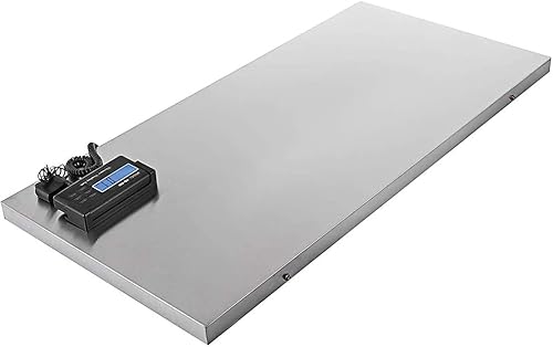 Báscula digital para ganado de 1100 libras con pantalla LCD, báscula de paquete resistente postal, báscula de peso de acero inoxidable, báscula de