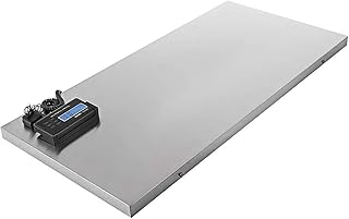 HinLIaDa 1100LB Pet Weight Scale, Heavy Duty Pounds Veterinary Dog Scale LCD Electronic Pet Scales with Stainless Steel Platform and Rubber Mat for Dog Cat Pet Alpaca Llama Sheep