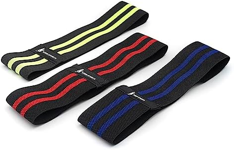 Kit 3 Hip Band Faixa de Fisioterapia Leve, Médio e Forte