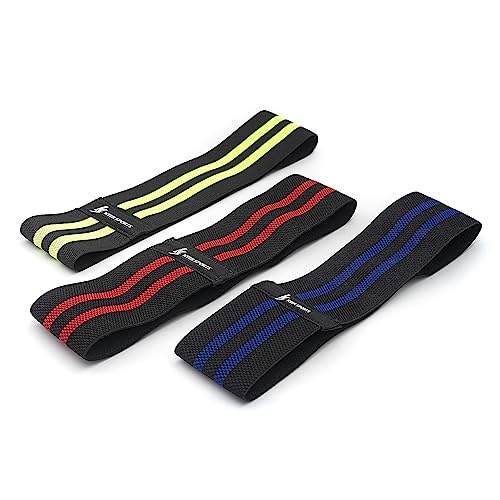 Kit 3 Hip Band Faixa de Fisioterapia Leve, Médio e Forte