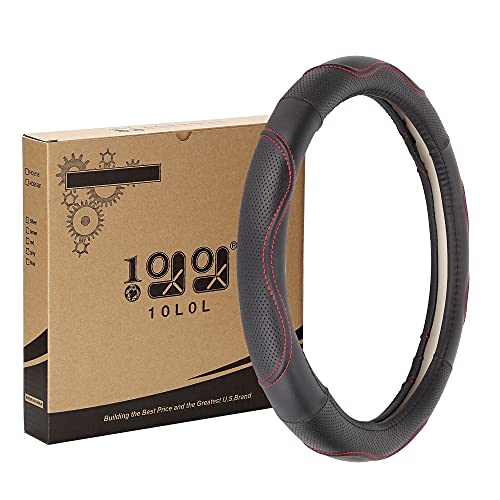 10L0L Golf Cart Steering Wheel Cover-13'' Soft And Breathableanti Slip Leather Steering Wheel Cover,Feels Good In Handling- For Ezgo Txt & Rxv #TOP7