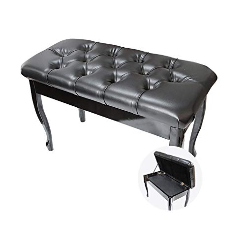 TEmkin Tabouret de Piano Banc de Piano à Hauteur Fixe Tabouret de Piano en Cuir Confortable, avec Coussin rembourré et Compartiment de Rangement pour partitions de Musique de Grande capac - Les Beatles, Paul McCartney, John Lennon, RIngo Starr, George Harrison TEmkin Tabouret de Piano Banc de Piano à Hauteur Fixe Tabouret de Piano en Cuir Confortable, avec Coussin rembourré et Compartiment de Rangement pour partitions de Musique de Grande capac – Image 4