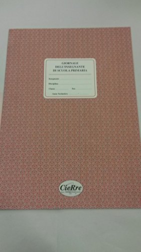 GIORNALE DELL'INSEGNANTE DI SCUOLA PRIMARIA F.TO 34X24 CM