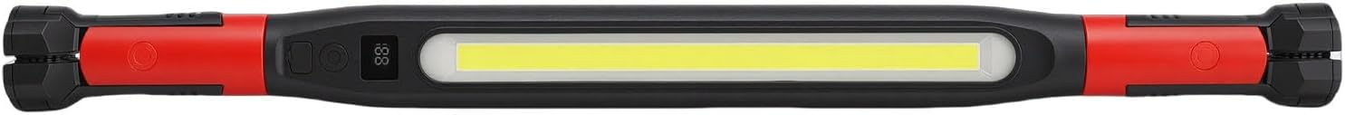 COB Under Hood Light, USB Rechargeable Magnetic Work Light Bar, 1200LM Super Bright with 360° Flexible Neck for Car Repair, Automotive, Garage, and Mechanics