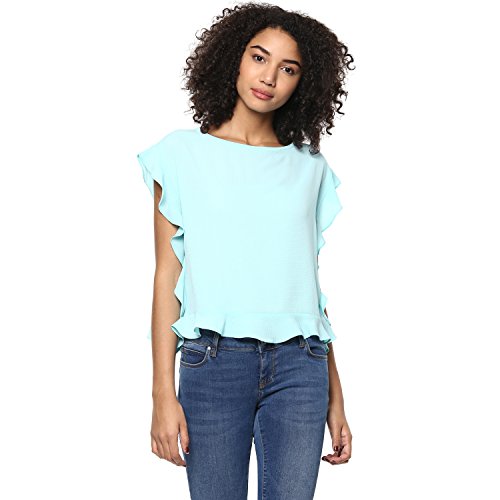 Image of Harpa Round Neck Solid Tops