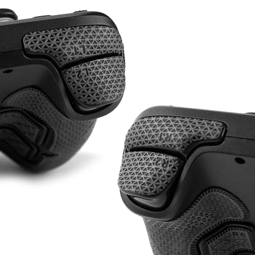 Image of TALONGAMES Controller Grips Compatible with Steam Deck OLED /Steam Deck Controllers, Anti-Slip, Sweat-Absorbent, Textured Skin kit, for Handle Grips, Buttons, Triggers, D-pad (Ultra - Black)