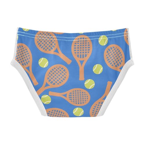 ALAZA Tennis Ball Blue Boys' Briefs Soft Underwear Available in Sizes 2t-8y2
