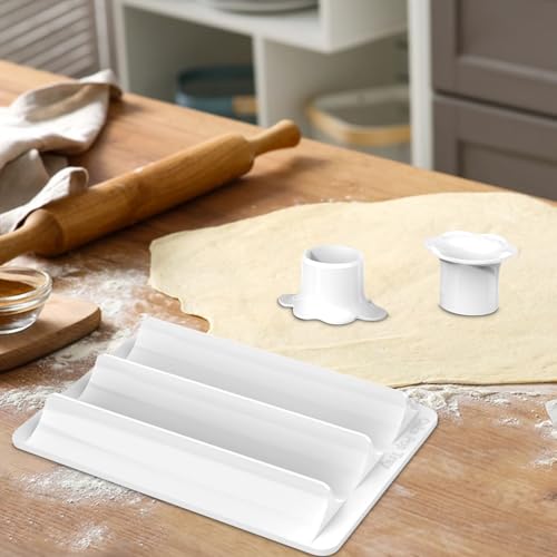 Moldes redondos para tartas con bandeja de acero apto para repostería de chocolate y postres caseros 3