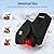 Snow Blower Cover, Heavy 900D Oxford Fabric Waterproof Outdoor Snowblower Covers, Universal Size Fits Single and Two Stage Snow Blowers, Water, Wind, UV, W/Adjustable Buckle and Vents - Black