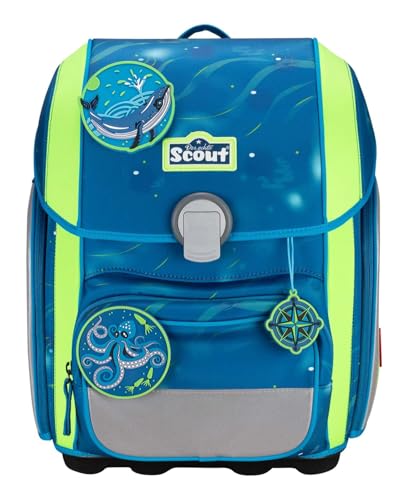 SCOUT Basic Genius Set 4-teilig Deep Sea cartable complet CP CE1