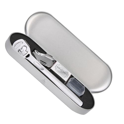 Yinhing Ensemble de Rasoirs à Callosités en Acier Inoxydable, Outil de Pédicure Professionnel pour L'élimination des Peaux Mortes, Exfoliation des Limes à Pieds la (Ensemble de rabot pied argenté)