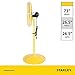 STANLEY 24 Inch Oscillating Industrial High Velocity Pedestal Fan - Direct Drive, All-Metal Construction, 3 Speed Settings (ST-24POSC)