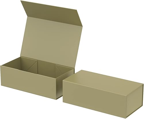 Miniatura 2 de Caja de regalo con tapa de cierre magnético de 12 x 6 x 4 pulgadas para regalos, caja de regalo de dama de honor, caja de regalo magnética para