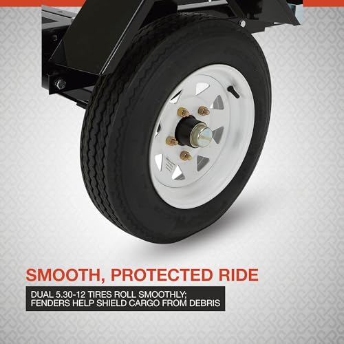 Image of Ultra-Tow 5ft. x 8ft. Steel Utility Trailer Kit, 1715-Lb. Load Capacity