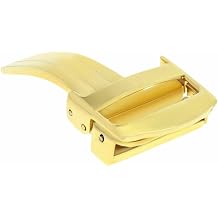 Ewatchparts 16-18mm Deployment Band Buckle Clasp Compatible With Cartier Pasha Leather Watch Band Strap