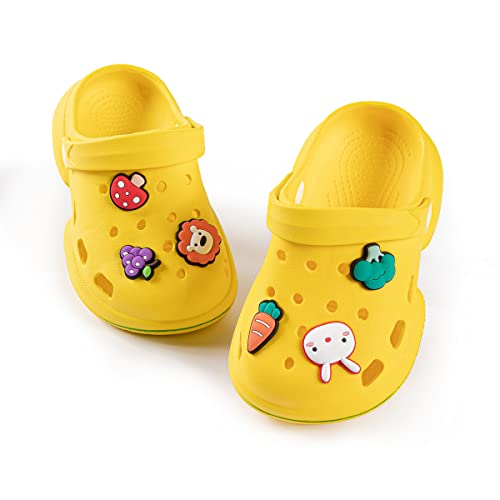 Kannior Toddler Kids Boys Girls Cute Garden Clogs Water Sandals Slip On Shoes Slipper Slides Lightweight Outdoor Summer Infant Children Beach Pool Play Shoes (Baby/Toddler Kids) #TOP2