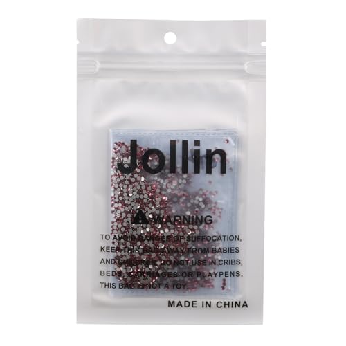 Image of Jollin Crystal Flatback Rhinestones Gems for Crafts 1.8mm SS5, Rose | Glue Fix, 2880pcs Glass Rhinestones for Bedazzling, Clothes, Tumblers, Nail Art, Shoes, Bags, Caps & Accessories Decoration