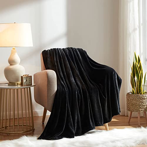 Image of KMUSET Fleece Blanket Grey Queen Size Lightweight Cozy Plush Microfiber Solid Blanket Factory Shop