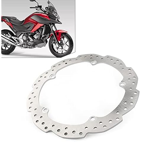 GZYF Motorcycle Stainless Steel Front Brake Disc Rotor Replacement Compatible with Honda NC700X NC700S 2012-2013, CTX700D CTX700N 2014-2015, NC750S NC750X 2014-2018 Cover