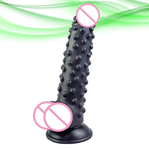 ARTIBETTER Longo Didlo Brinquedo Cavalo Iniciantes Casais Prazer Massageador Varas Preto