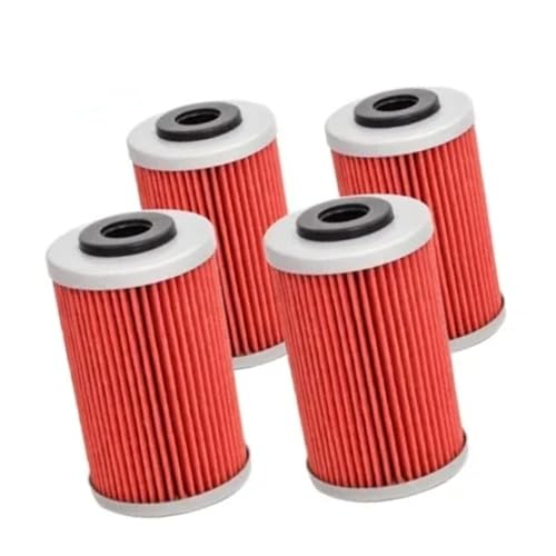 Filtre à huile pour moto EXC SXF et Duke : lot de 4 filtres de rechange pour moteurs de 125 à 690 cc