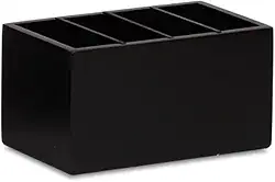 Porta Controle Remoto Sofá Madeira Mdf Tv Ar Decorativo Sala PRETO