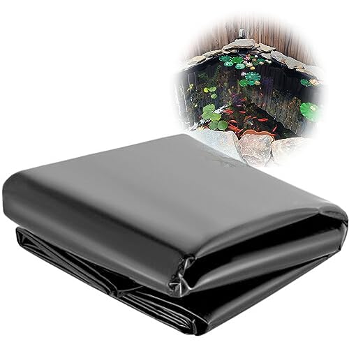 Bâche pour bassin en PEHD flexible et imperméable, membrane robuste disponible en plusieurs tailles