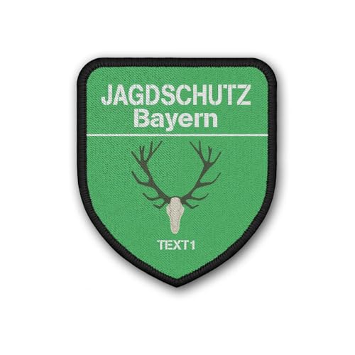 Parche personalizado con texto en alemán «Bayern Bundesland Hirsch Dein Text #42679»
