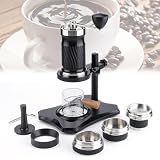 Portable Manual Coffee Machine, Variable Pressure 9-12 Bar, Hand Crank for 30 Seconds, 100ml Water Tank, Ideal for Outdoor Travel, Easy to Use