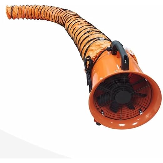Blower Ventilation Hose Fan 12 Inches 3200 m3/h High Velocit