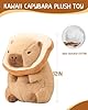 Bestsea Cute Capybara Plush Soft Capybara Plushie Pillow with Kawaii Capybara Stuffed Animals Toy for Kids Girls Adults Birthday Gifts and Home Decor 12 inch (Kawaii Capybara Plush) #2