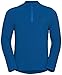 Produktbild Odlo Herren ROY Midlayer mit 1/2-Reißverschluss, Estate Blue - Directoire Blue - Stripes, L