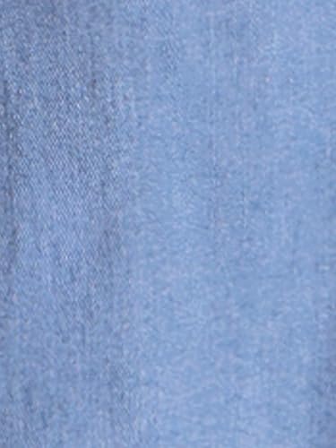 Image of Allegra K Denim Dress for Women's Puff Sleeve Button Down Collared Jean A-Line Dress