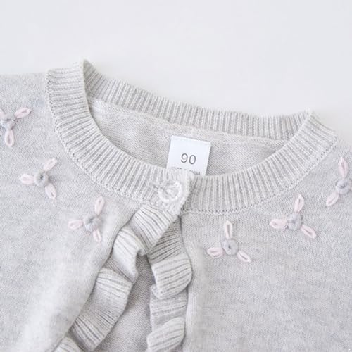 Kaerm Girls Cardigan Sweater Long Sleeve One Button Bolero Shrug Kids Flower Girl Dress Cover Up3