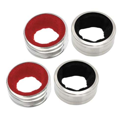 MAGICLULU 4pezzi Tappi per Vino in Acciaio per Bottiglie Accessori per Bar Collare per Bottiglie Gadget per Vino