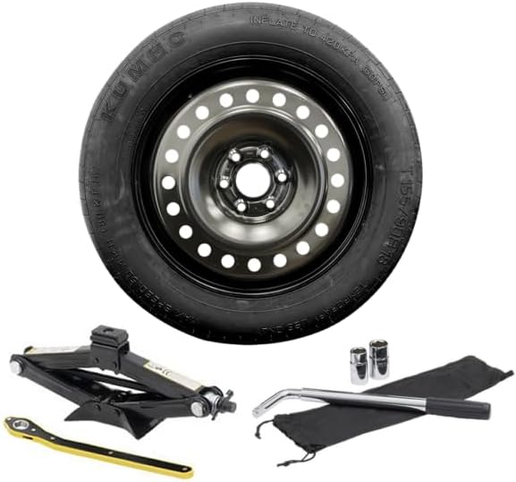 Modern Spare Complete Compact Spare Tire Kit Without Carrying Case - Fits 2017-2023 Chevrolet Bolt EV And EUV Models