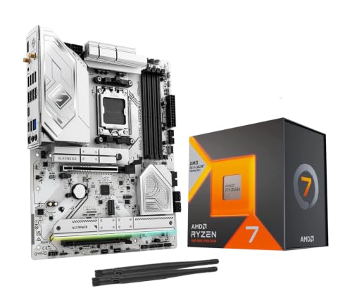 MICRO CENTER AMD 7800X3D CPU with ASRock B850 Steel Legend Motherboard