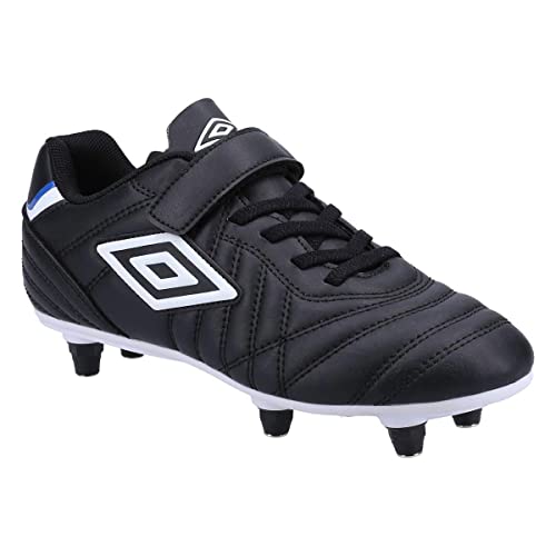 Umbro Childrens/Kids Speciali Liga Leather Soccer Cleats (6 Big Kid) (Black/White) #TOP2