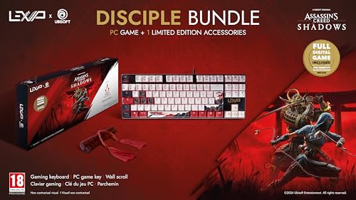 Lexip x Ubisoft Assassin's Creed Shadows Disciple : Jeu PC + Clavier AZERTY