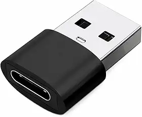 Adaptador USB-C para USB-A OTG, Carregamento rapido 30W– Conversor Tipo C para USB Fêmea para Celular, Notebook, Pendrive e Mouse