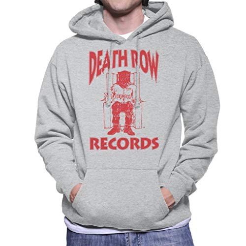 Death Row Records Chair Logo Red Men's Hooded Sweatshirt